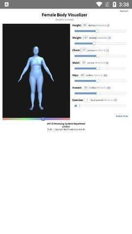 bodyisualizer身体建模中文