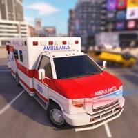 救护车紧急情况救援模拟苹果
